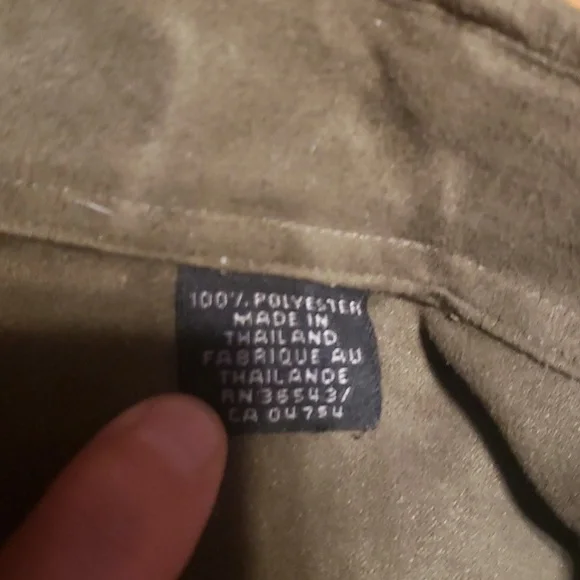 Unlisted Mens Suede feel shirt sz 16 1/2 Modern Fit - Picture 4 of 4